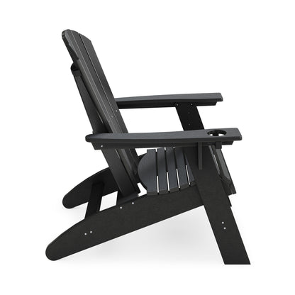 SoPoly St Simons Curved Back Adirondack Chair