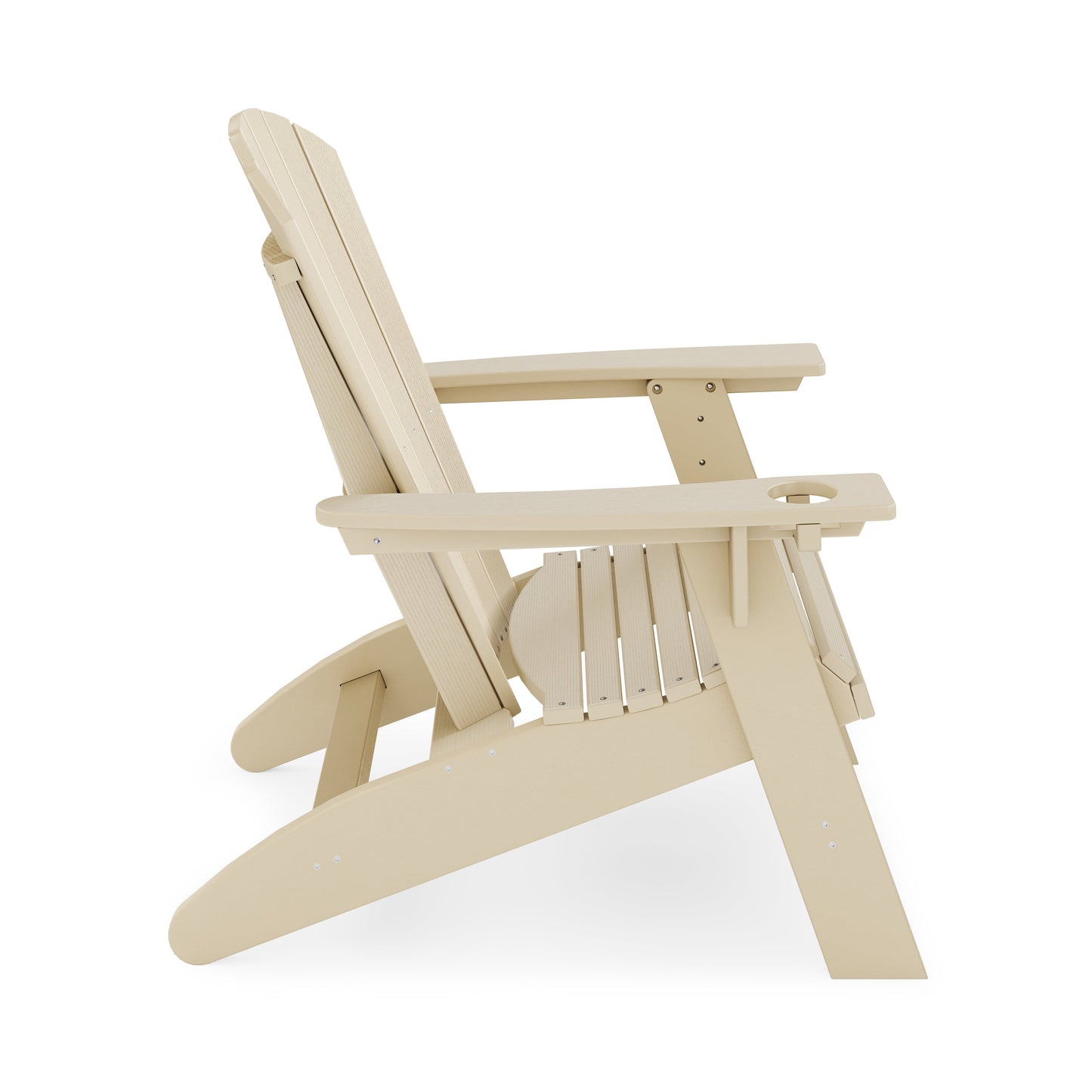 SoPoly St Simons Curved Back Adirondack Chair