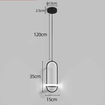 DecorBites™ LED Pendant Chandelier Light for Bedroom, Living Room - Modern Minimalist Design