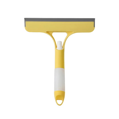 DecorBites™ Glass Cleaning Brush with Spray Cleaner & Scraper