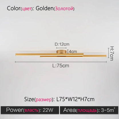 DecorBites™ 2023 Minimalist Nordic Ceiling Light for Living Room, Bedroom, Aisle & Balcony