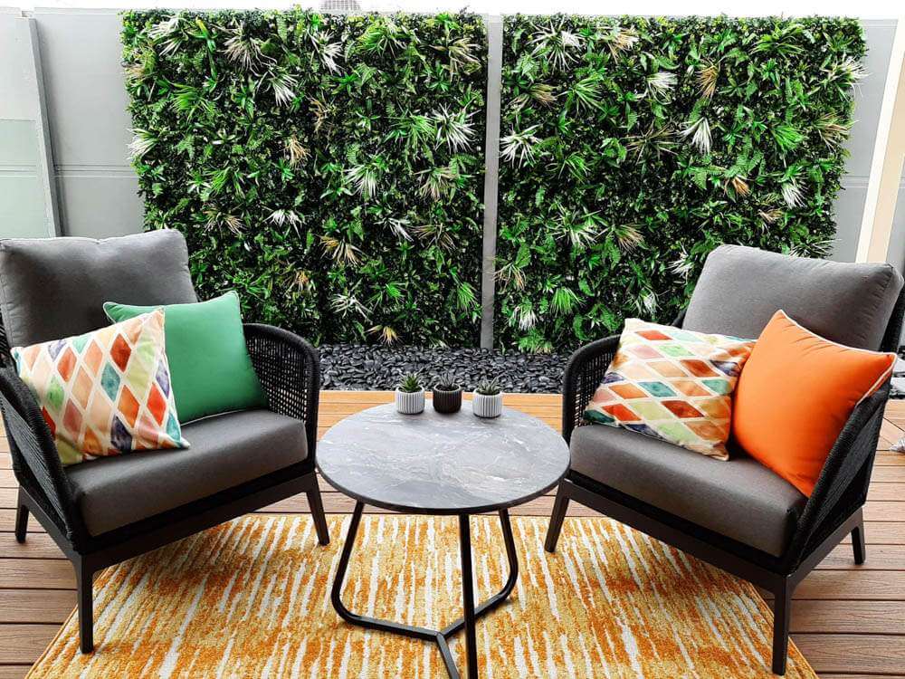 Sample Panel – Wild Tropics Vertical Garden (Small Sample)