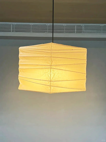 Kanso Square Rice Paper Pendant Light
