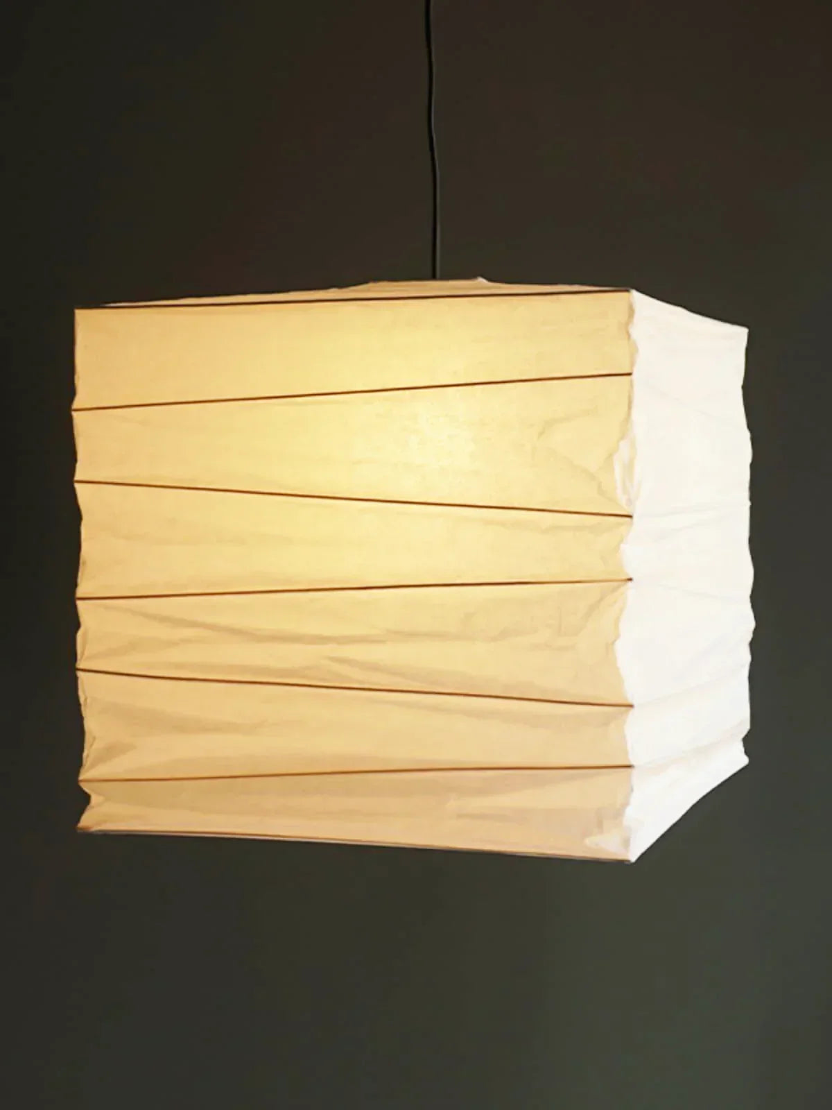 Kanso Square Rice Paper Pendant Light
