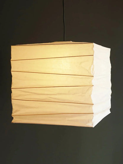 Kanso Square Rice Paper Pendant Light