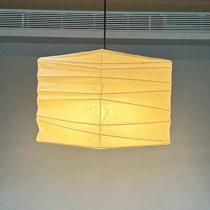 Kanso Square Rice Paper Pendant Light