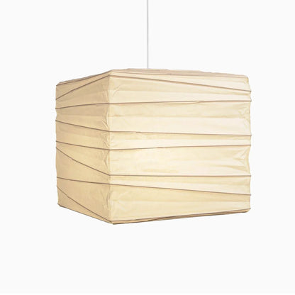Kanso Square Rice Paper Pendant Light