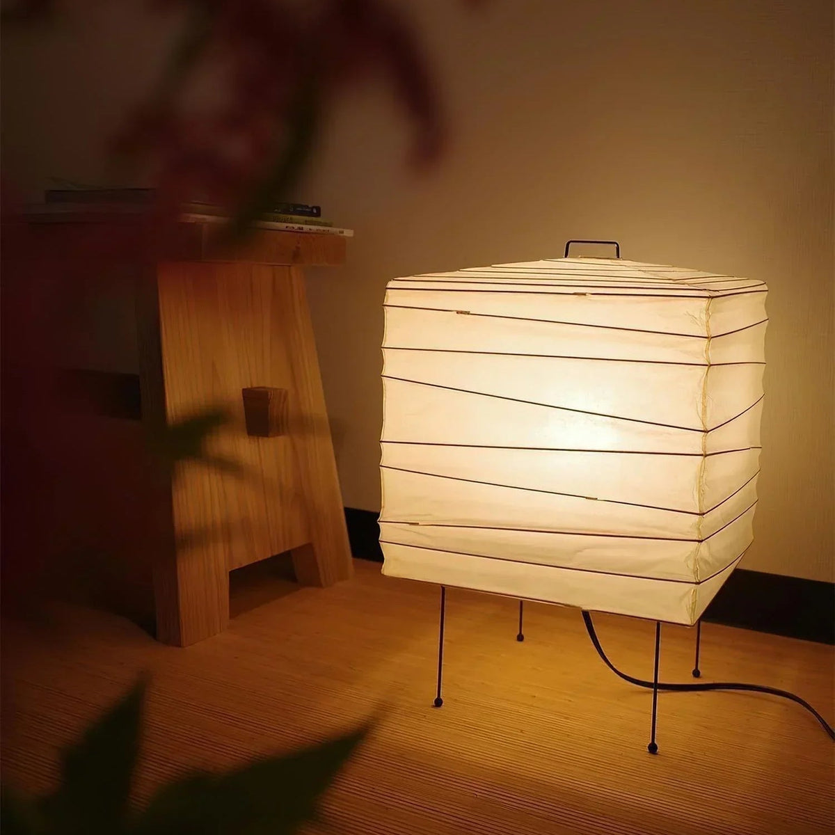 Washi Paper 3X Akari Table Lamp