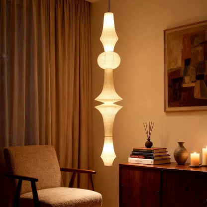 Washi Paper E Pendant Light