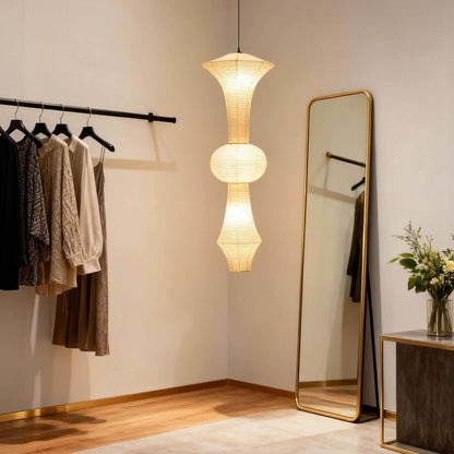 Washi Paper E Pendant Light