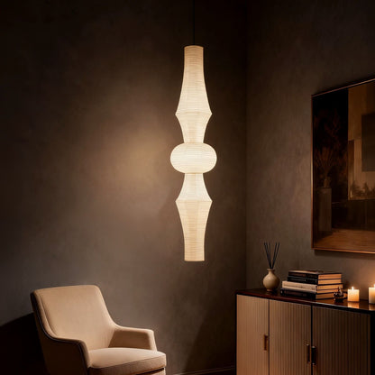 Washi Paper E Pendant Light