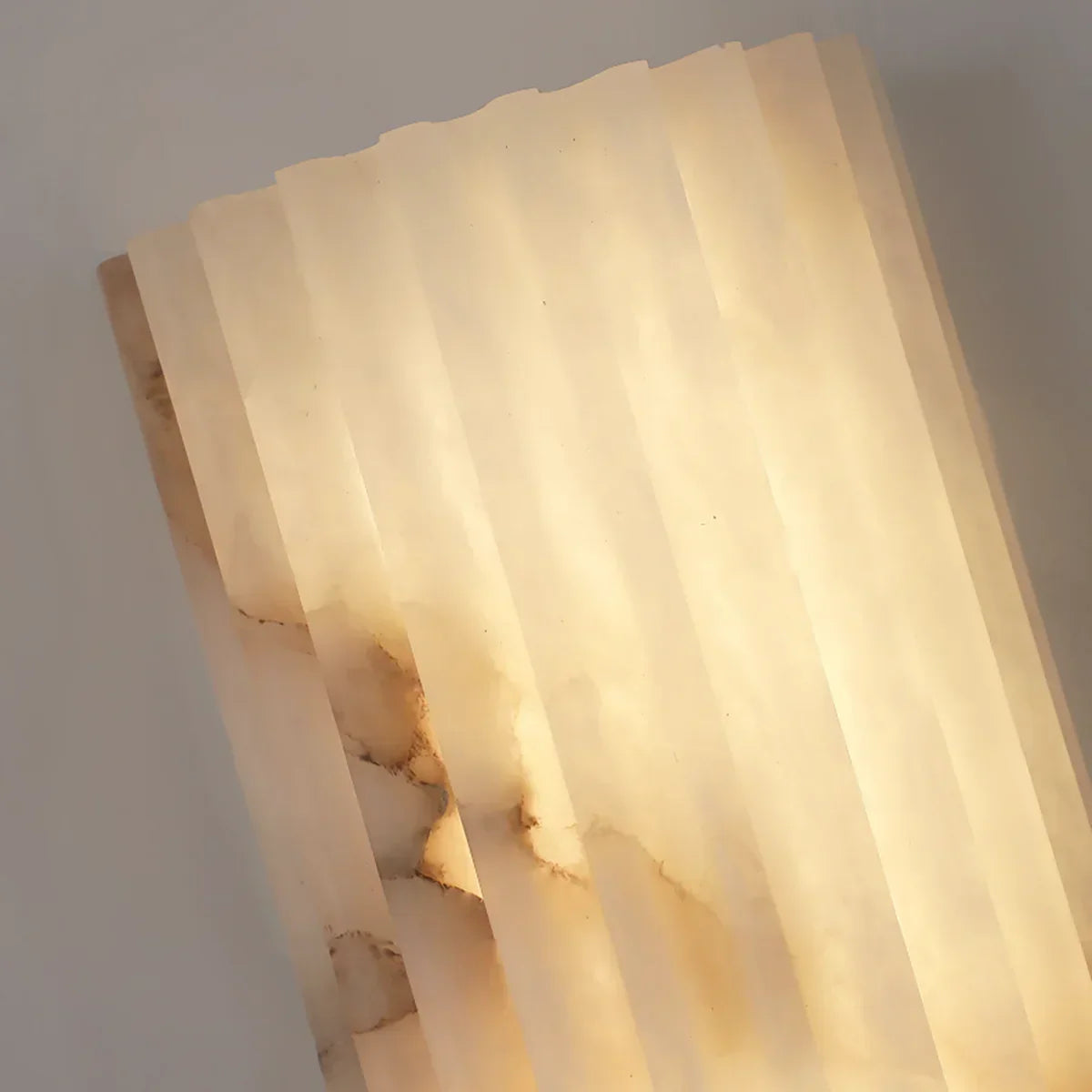 Alabaster Alvia Striped Wall Light