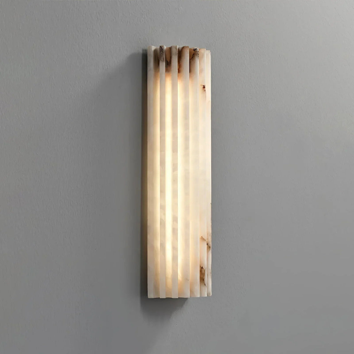 Alabaster Alvia Striped Wall Light