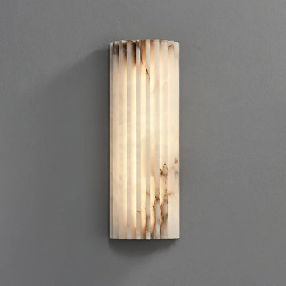 Alabaster Alvia Striped Wall Light