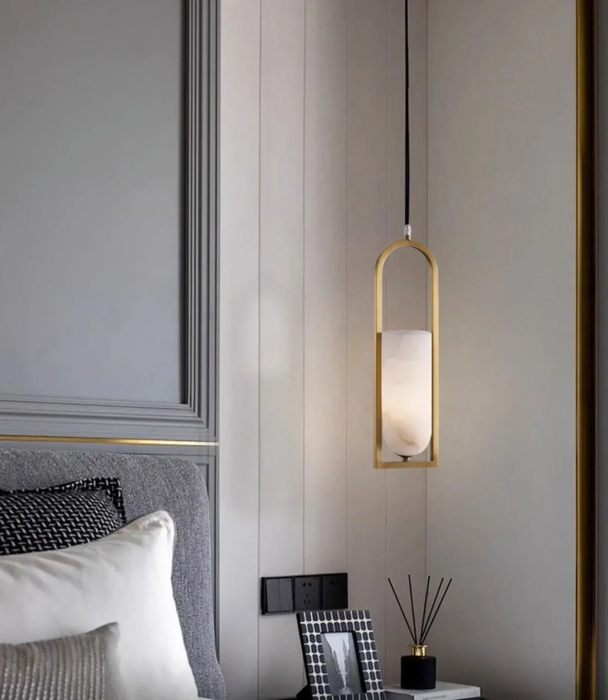 Alabaster Melange Pendant Light