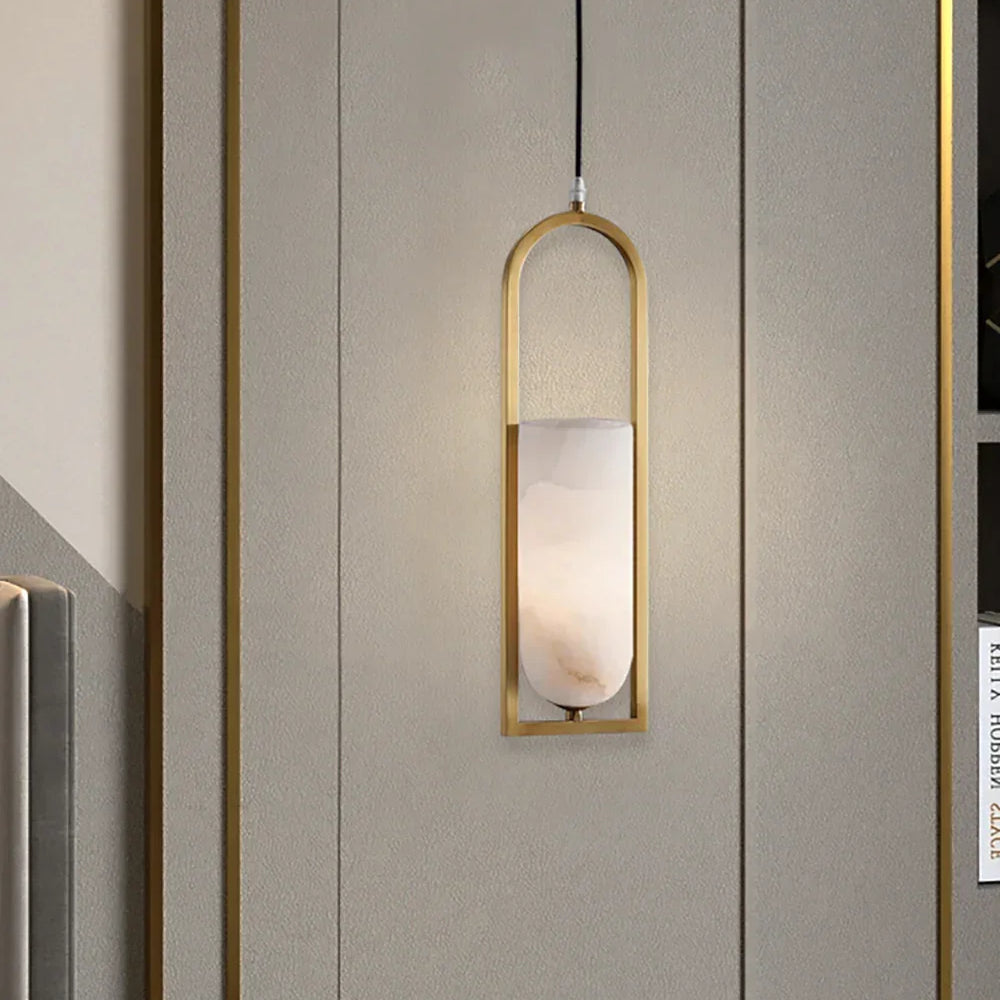 Alabaster Melange Pendant Light
