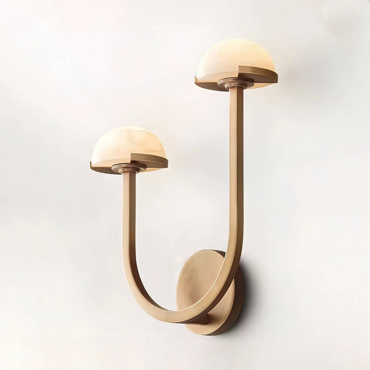 Mushroom Alabaster Wall Sconce