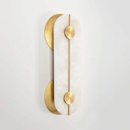 Alabaster Obvara Oval Wall Light