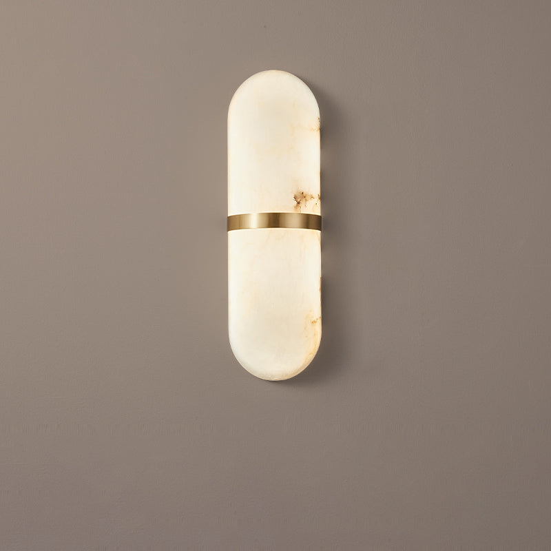 Alabaster Pill Wall Sconce