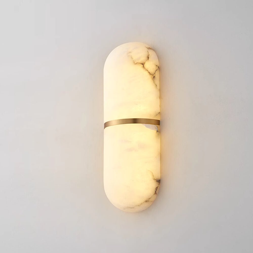 Alabaster Pill Wall Sconce