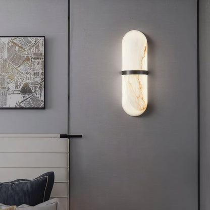 Alabaster Pill Wall Sconce