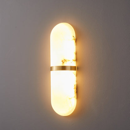 Alabaster Pill Wall Sconce