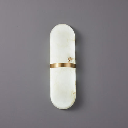 Alabaster Pill Wall Sconce