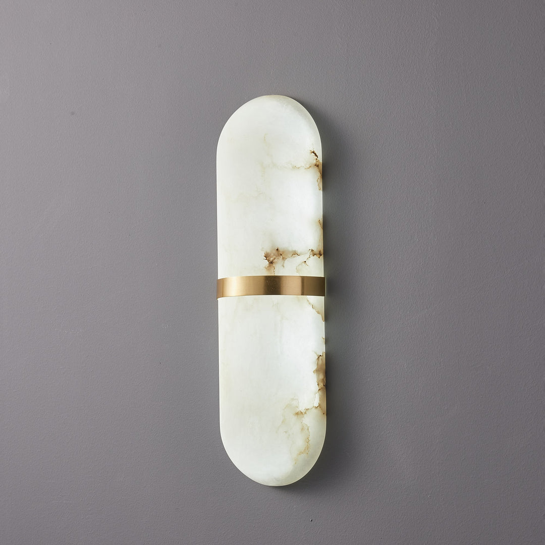 Alabaster Pill Wall Sconce