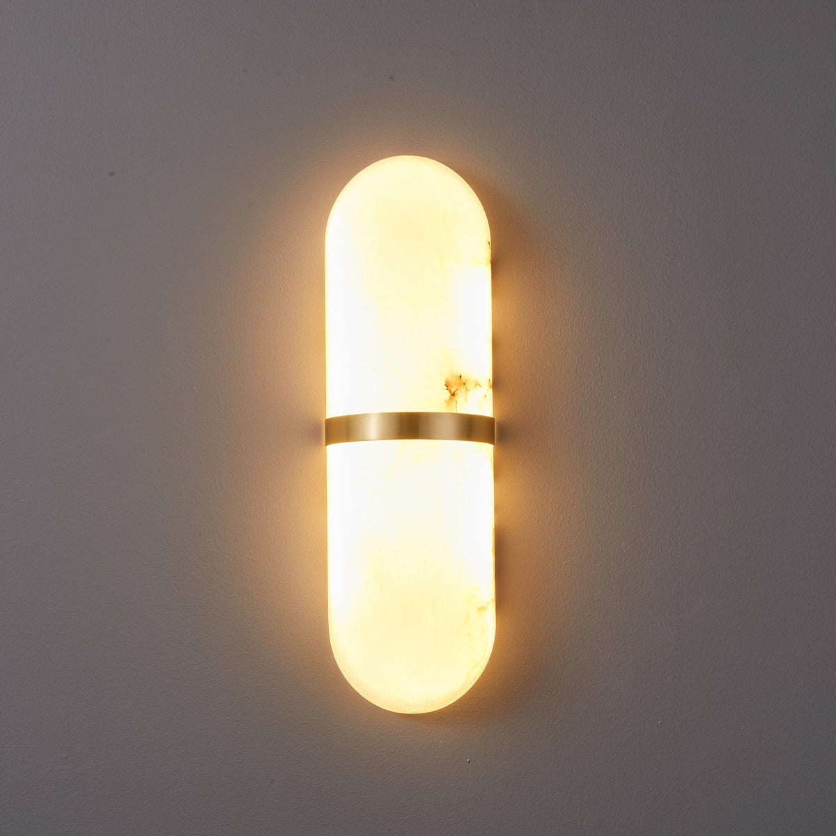 Alabaster Pill Wall Sconce
