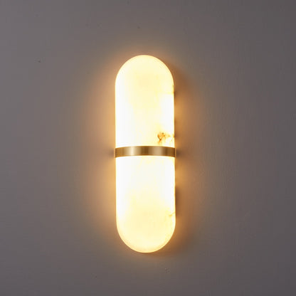 Alabaster Pill Wall Sconce