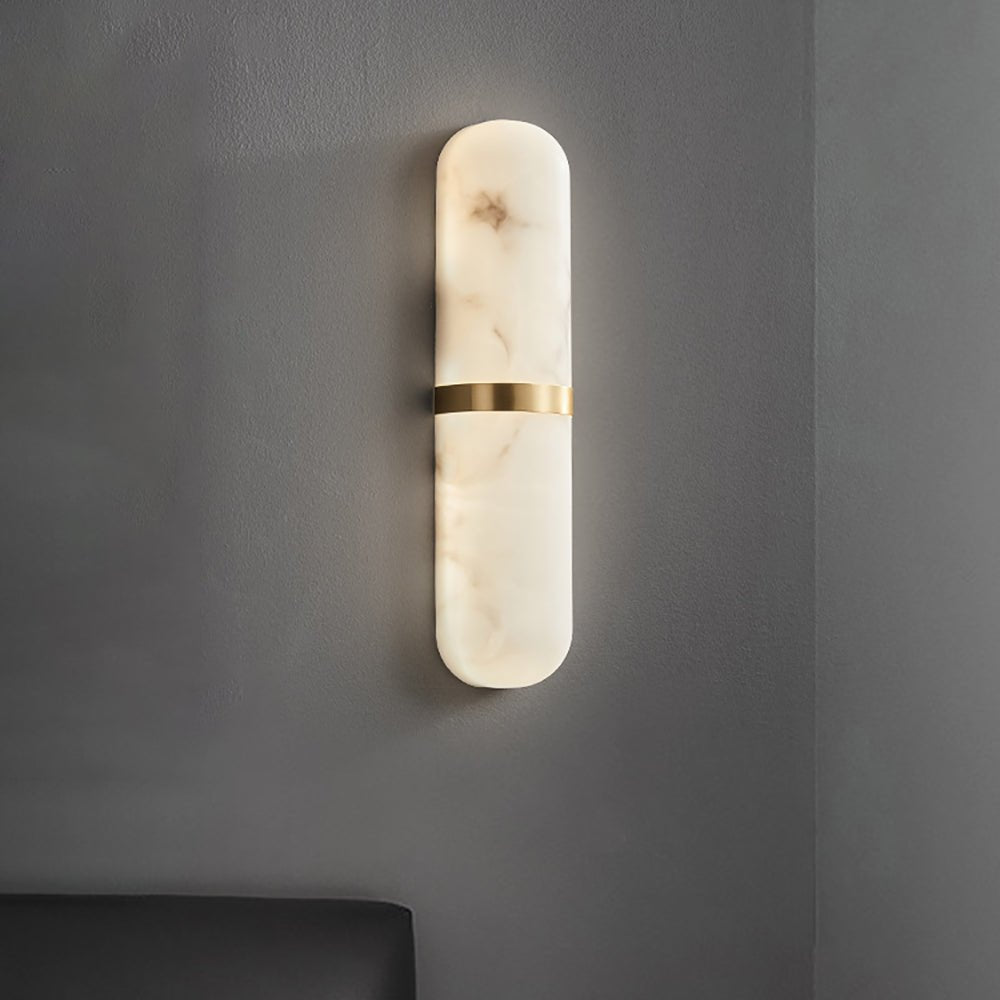 Alabaster Pill Wall Sconce