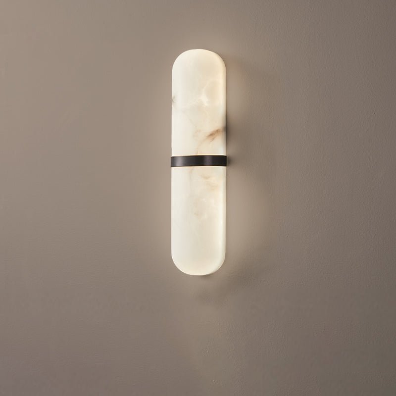 Alabaster Pill Wall Sconce