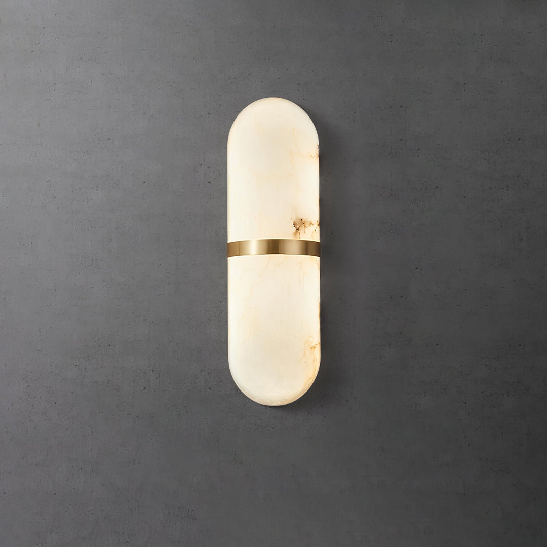 Alabaster Pill Wall Sconce