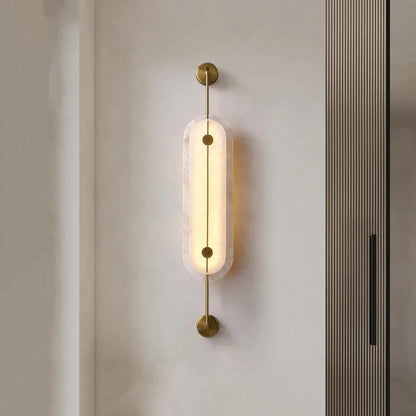 Solvane Alabaster Wall Sconce