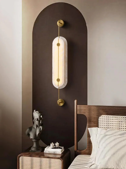 Solvane Alabaster Wall Sconce