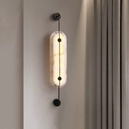 Solvane Alabaster Wall Sconce
