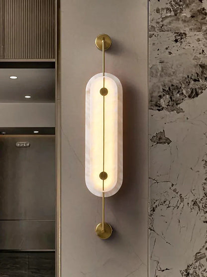 Solvane Alabaster Wall Sconce