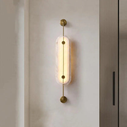 Solvane Alabaster Wall Sconce