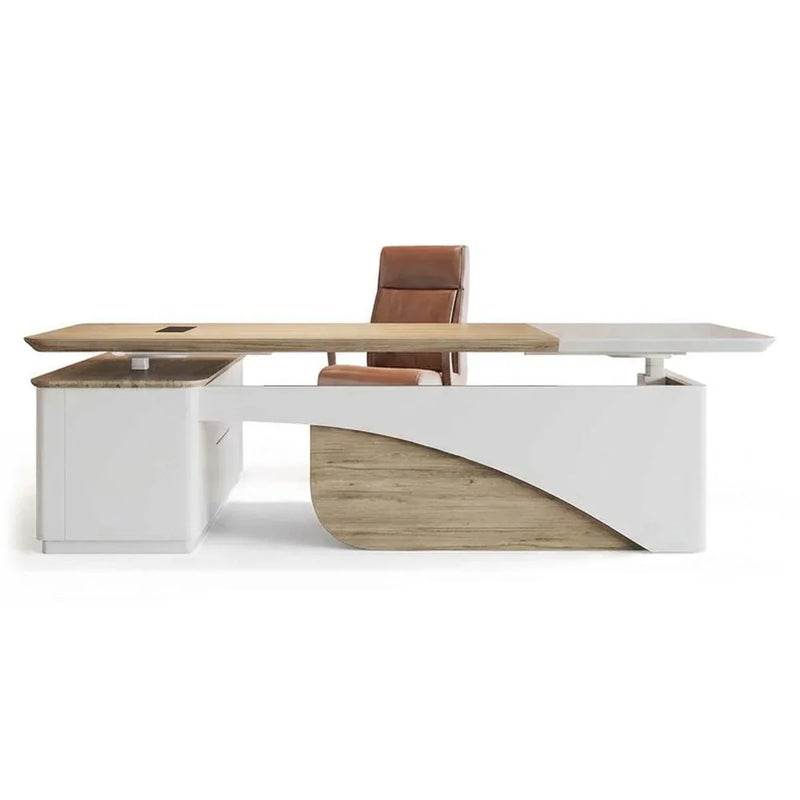 Albion · Executive L-Shaped Standing Desk, Adjustable Height