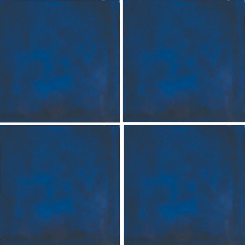 Aquatica Blu Porcelain Pool Tile 6"x6" - Sol Collection