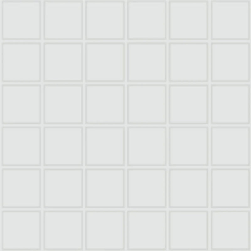 Aquatica Gallery Grey  2"x2" Ceramic Mosaic  12"x12" - Soho Collection