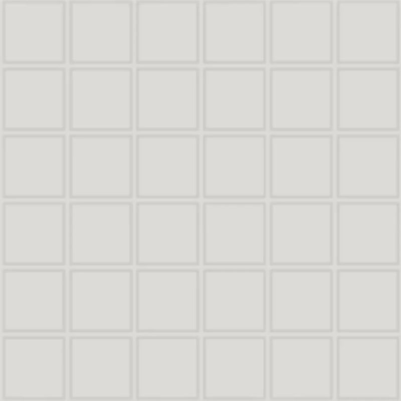 Aquatica Hold Grey  2"x2" Ceramic Mosaic  12"x12" - Soho Collection