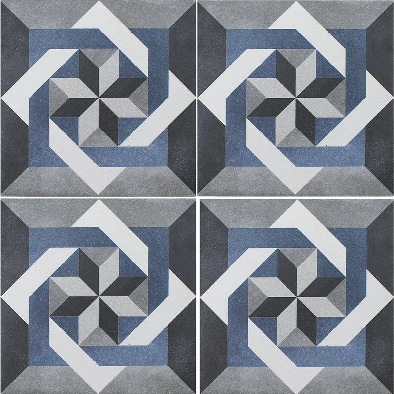 Aquatica Isabelle Porcelain Pool Tile 6"x6" - Fleur Collection