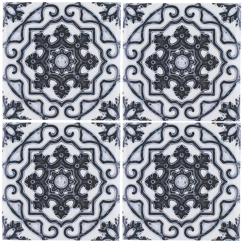 Aquatica Maioliche 12 Porcelain Pool Tile 6"x6" - Maioliche Collection