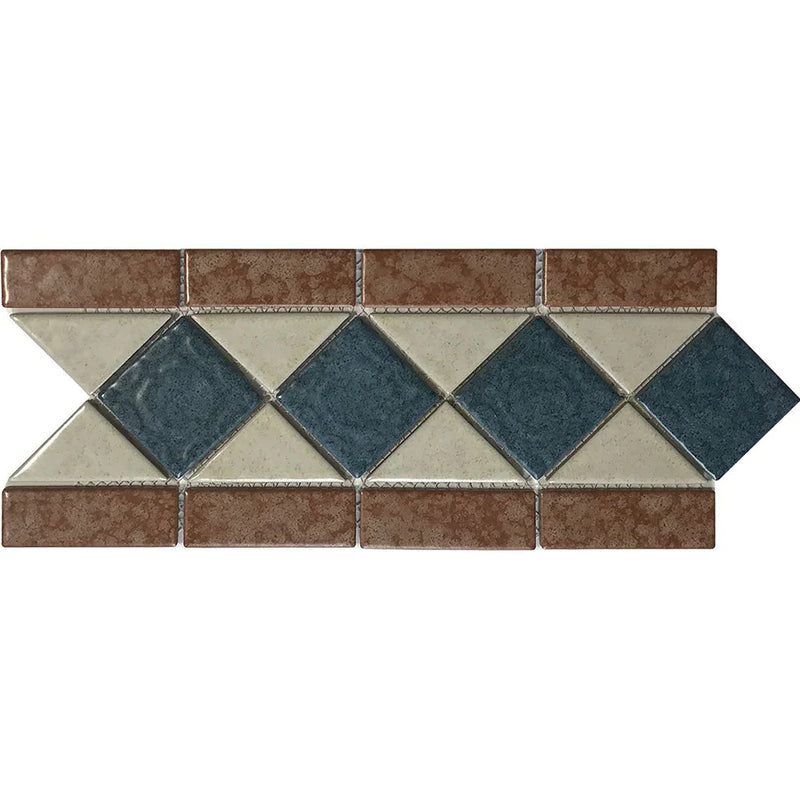 Aquatica Ocean Gold Porcelain Pool Tile 6"x13" - Listello Collection