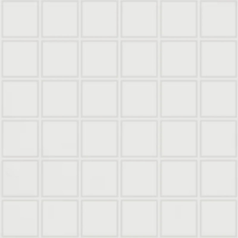 Aquatica Vintage Grey  2"x2" Ceramic Mosaic  12"x12" - Soho Collection