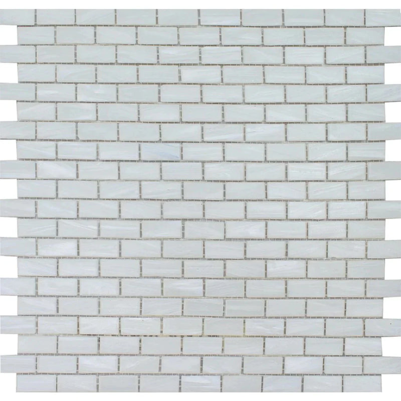 Aquatica Pearl Glass Mosaic Tile 12.25"x12.75" - Aurora Collection