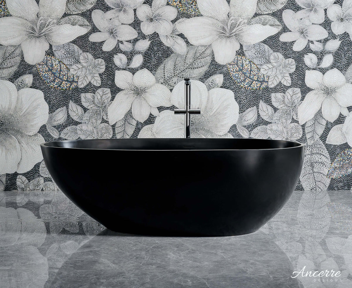 Arden 67” Freestanding Solid Surface Bathtub