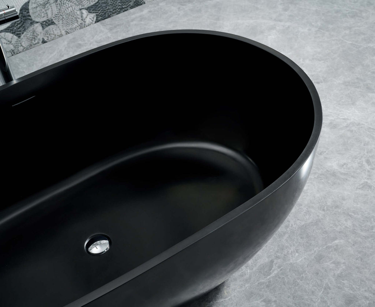 Arden 67” Freestanding Solid Surface Bathtub