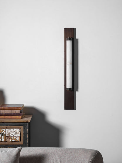 Arden Spanish Alabaster Column Sconce